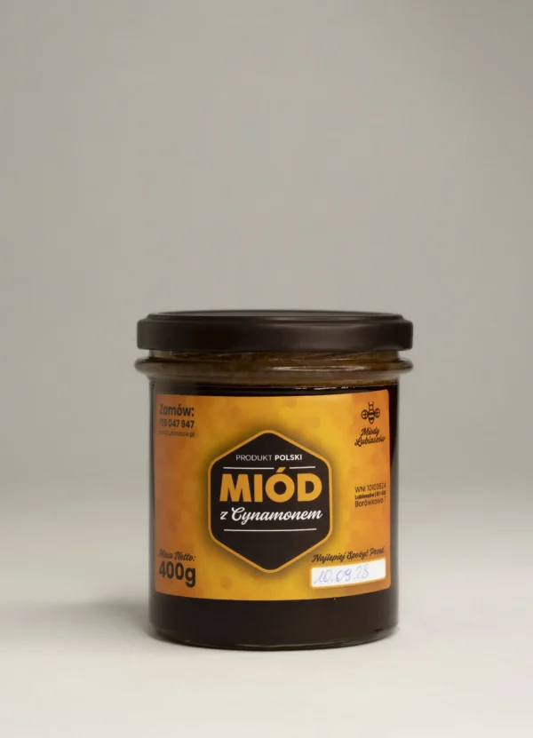 Miód z Cynamonem 400 g