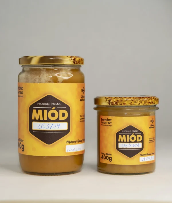 Leśny 1000g i 400g_converted Miód Leśny